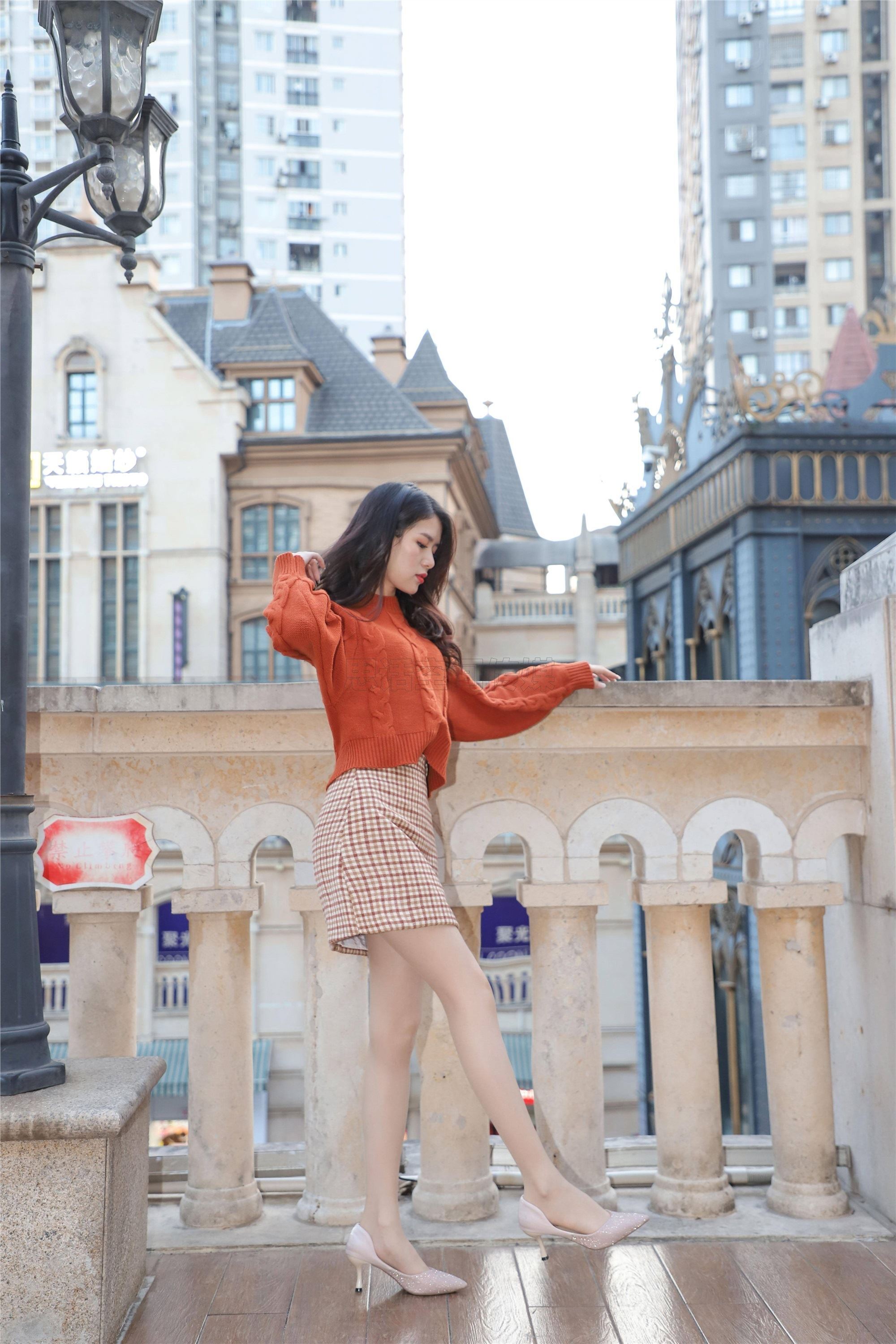 SiHua思话 SJ056 筱蝶 街拍晚晚风